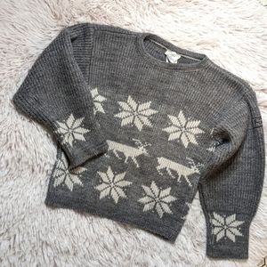 Tartine et Chocolat Fair Isle Knit Holiday Sweater Youth 4
